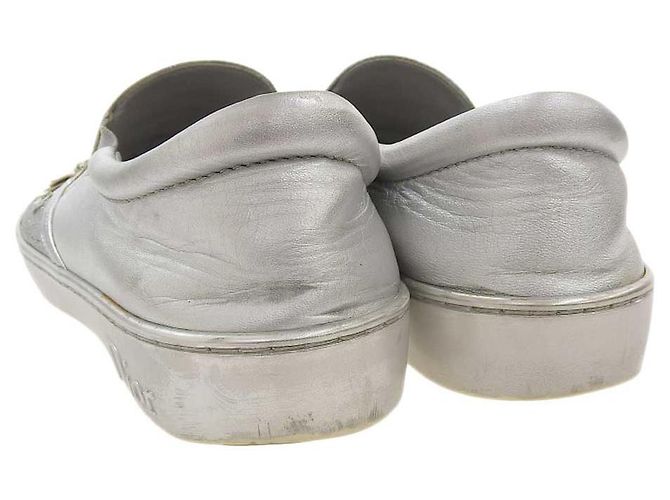 Sneakers Slip-On Dior Argento 39 - vista 4