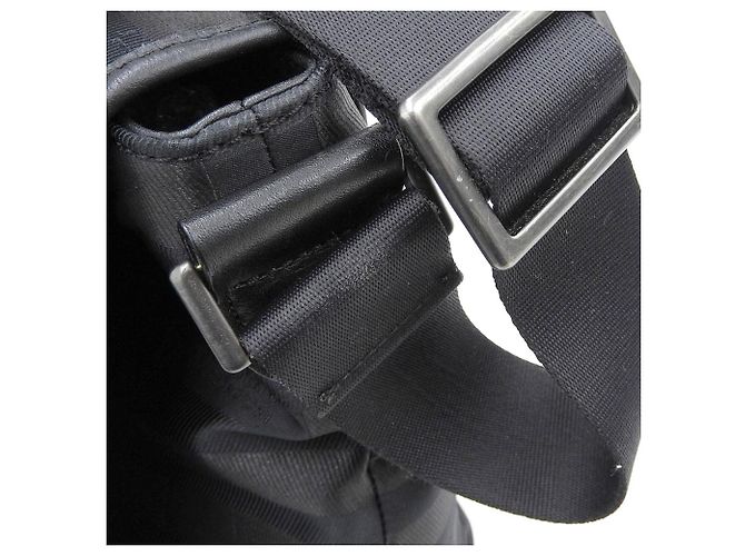 Borsa a tracolla in pelle rivestita Armani Nero - vista 6