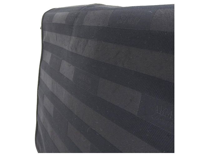 Borsa a tracolla in pelle rivestita Armani Nero - vista 7