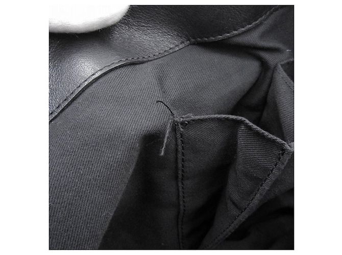 Borsa a tracolla in pelle rivestita Armani Nero - vista 9