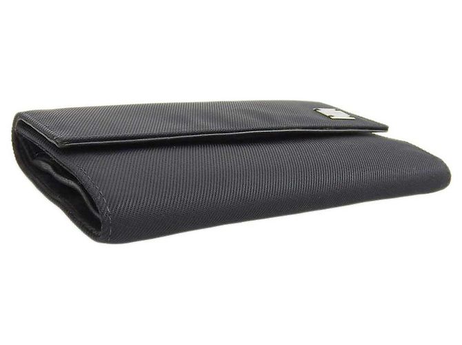 Fendi Logo Tri-Fold Wallet Black - view 3