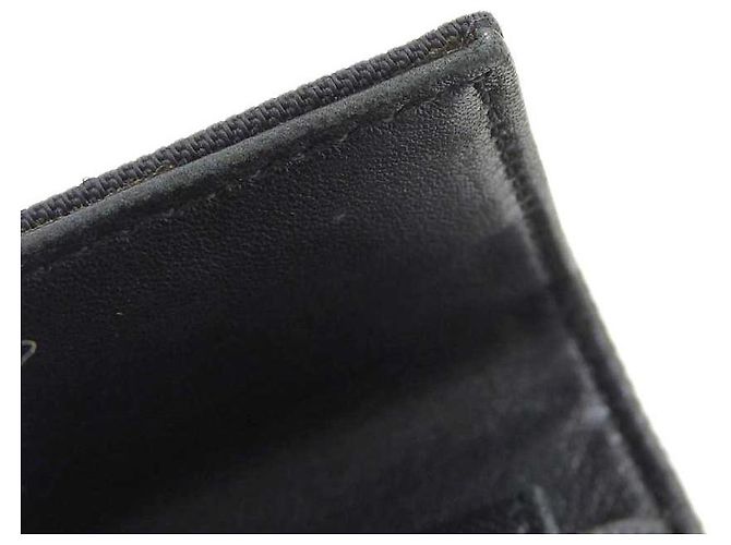 Fendi Logo Tri-Fold Wallet Black - view 5