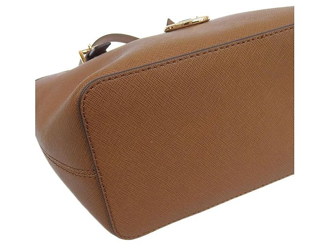 Borsa Tote 2WAY Michael Kors Marrone - vista 5