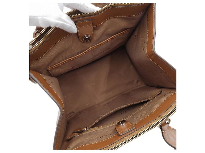 Coach Crosby Leder Tragetasche 33545 Braun - Ansicht 3