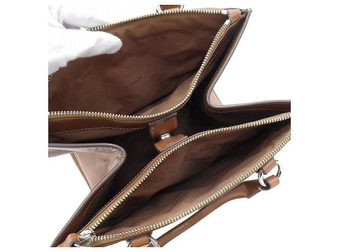 Coach Crosby Leder Tragetasche 33545 Braun - Ansicht 4