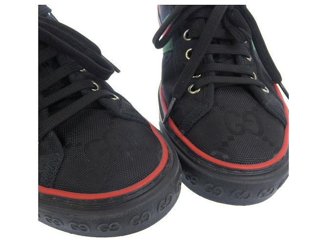 Gucci GG Canvas Tennisschuhe Schwarz - Ansicht 3