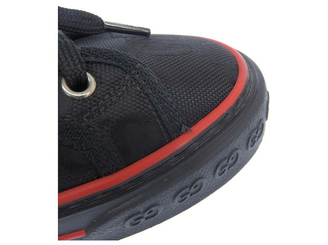 Gucci GG Canvas Tennisschuhe Schwarz - Ansicht 6
