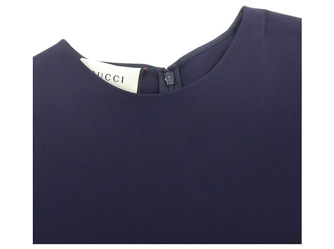 Gucci Navy Kleid 528997 ZKR01 Blau Marineblau - Ansicht 3
