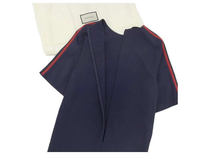 Gucci Navy Kleid 528997 ZKR01 Blau Marineblau - Ansicht 8