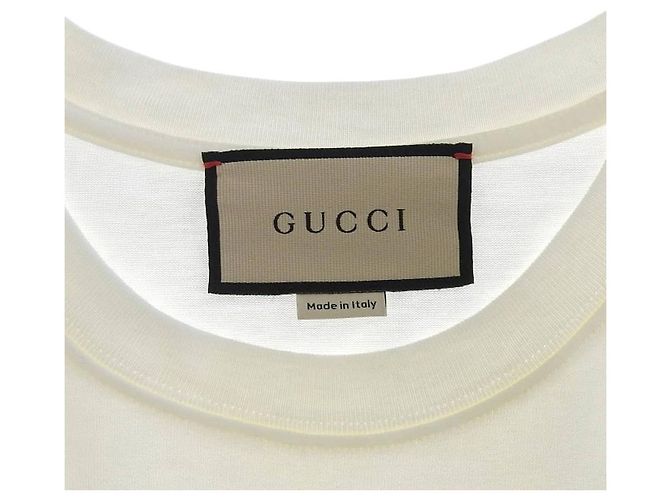 T-shirt Logo Oversized Gucci Blanc XS - vue 6