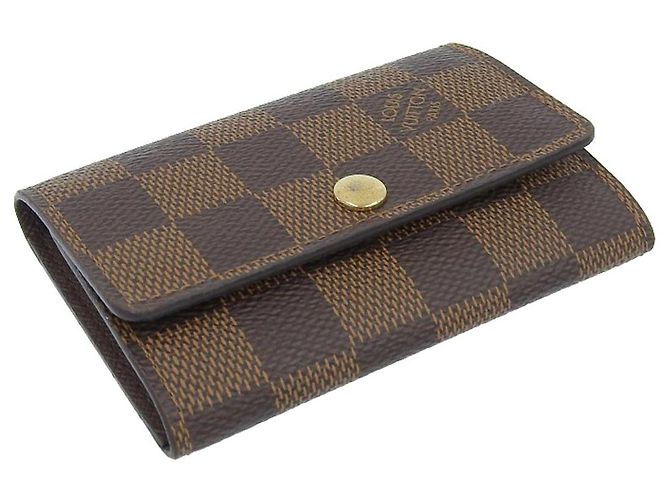 Llaveiro Louis Vuitton Damier Multicles 6 N62630 Castaño - vista 4