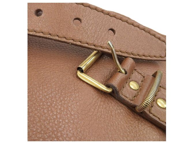 Borsa messenger 2WAY in pelle Yves Saint Laurent Marrone - vista 5