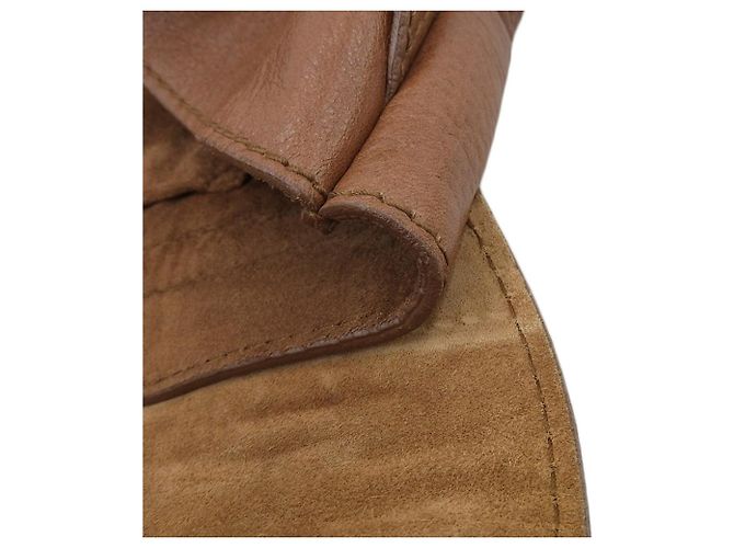 Borsa messenger 2WAY in pelle Yves Saint Laurent Marrone - vista 8