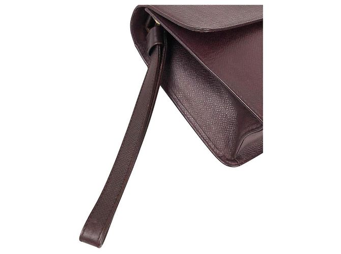Clutch Louis Vuitton in pelle viola Porpora - vista 6