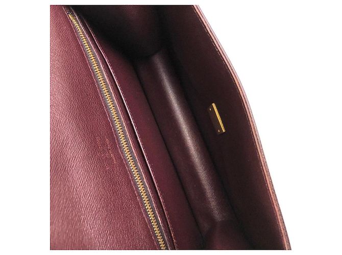 Clutch Louis Vuitton in pelle viola Porpora - vista 9