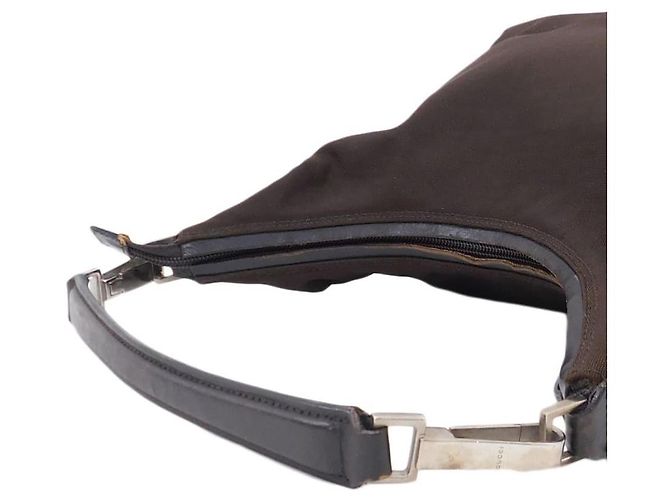 Borsa Gucci Jackie marrone in tessuto - vista 5