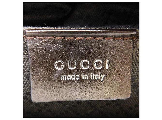 Borsa Gucci Jackie marrone in tessuto - vista 8