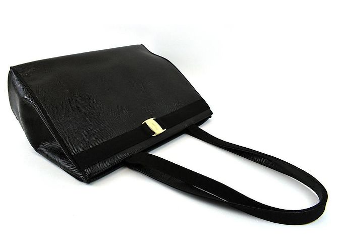 Borsa Salvatore Ferragamo Gancini in pelle nera Nero - vista 2