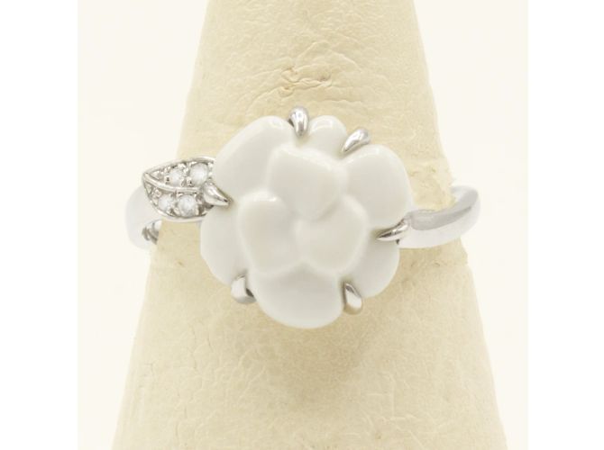 Anello Camelia Chanel, modello piccolo. Argento - vista 3