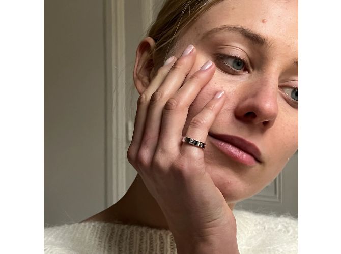Cartier LOVE Ring aus Weißgold Größe 47 Silber - Ansicht 4