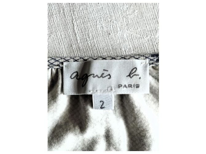 Agnès b. PREPPY QUADRILLE FLORAL KLEID TM Blau - Ansicht 16