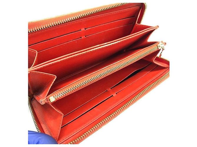 Carteras Louis Vuitton Vernis Zippy Roja - vista 4
