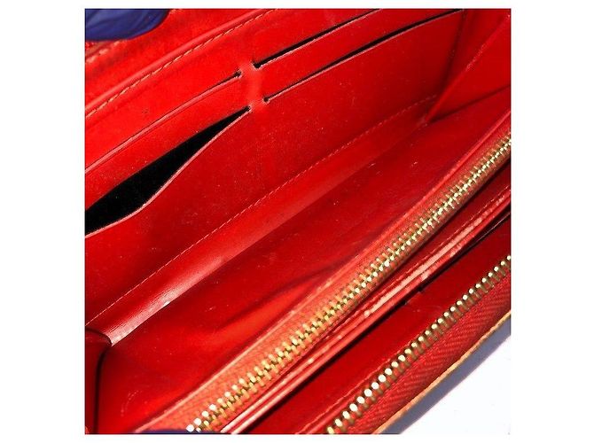 Carteras Louis Vuitton Vernis Zippy Roja - vista 5
