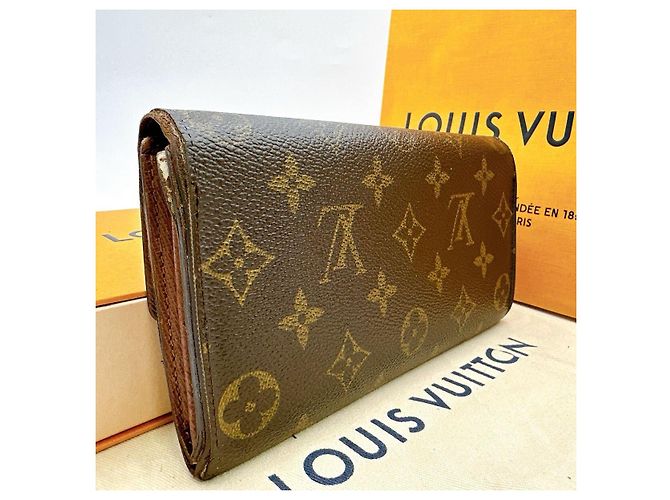 Cartera Louis Vuitton Sarah Marrón Cuero Castaño - vista 2