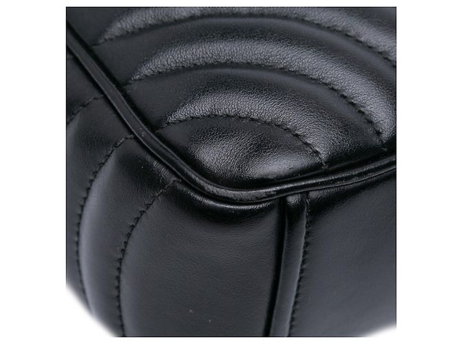 Bolso de cámara Diagramme de piel de ternera suave negra de Prada - vista 10