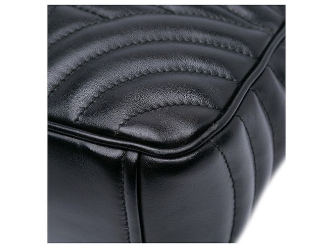 Bolso de cámara Diagramme de piel de ternera suave negra de Prada - vista 11