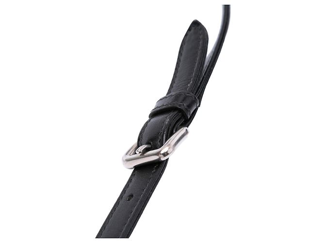 Bolso de cámara Diagramme de piel de ternera suave negra de Prada - vista 12