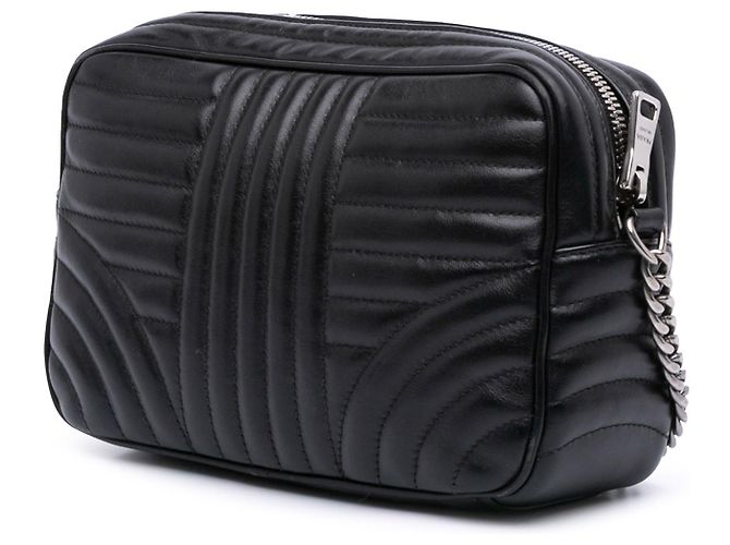 Bolso de cámara Diagramme de piel de ternera suave negra de Prada - vista 2