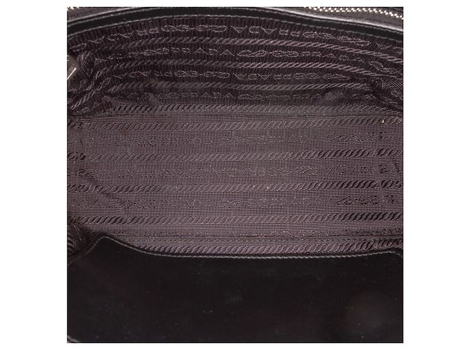 Bolso de cámara Diagramme de piel de ternera suave negra de Prada - vista 4