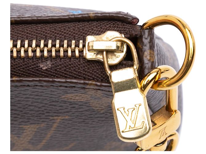 Mini Pochette Accessoires Vivienne Natale in Monogramma Marrone Louis Vuitton - vista 7
