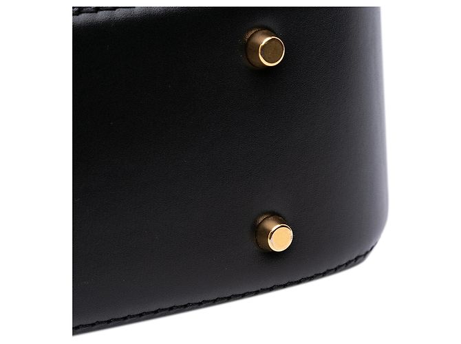 Borsa a spalla Valentino Vlogo in pelle nera media Nero - vista 13