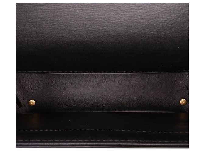 Borsa a spalla Valentino Vlogo in pelle nera media Nero - vista 4
