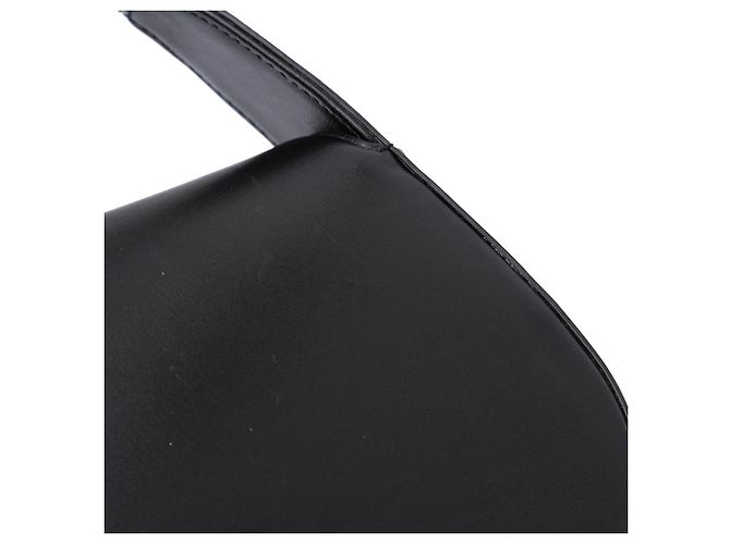 Borsa a spalla Valentino Vlogo in pelle nera media Nero - vista 9