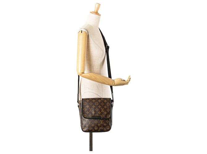 Borsa Bass PM Monogram Macassar Marrone Louis Vuitton - vista 13