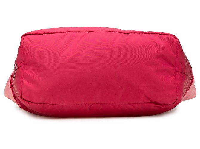 Borsa satchel reversibile Prada Pink Tessuto Rosa - vista 3