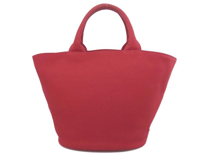Bolso Tote Canapa de Prada Roja - vista 2
