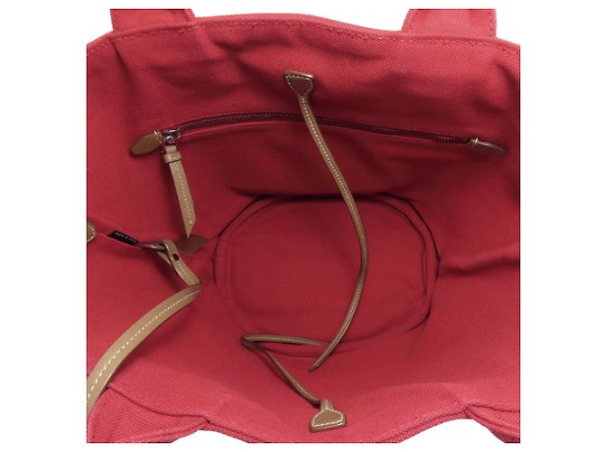 Bolso Tote Canapa de Prada Roja - vista 5