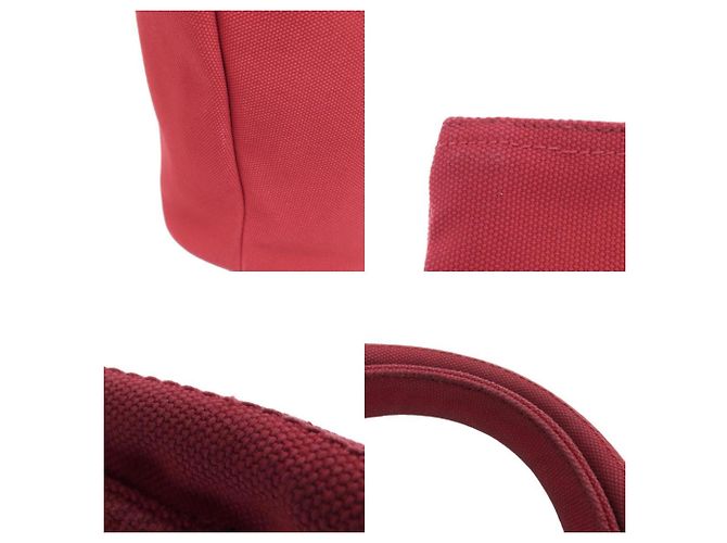 Bolso Tote Canapa de Prada Roja - vista 8