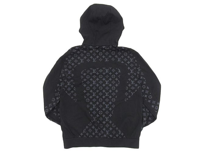 Parka Monogram Louis Vuitton Negra S Negro - vista 2