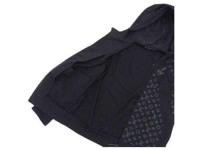 Parka Monogram Louis Vuitton Negra S Negro - vista 7