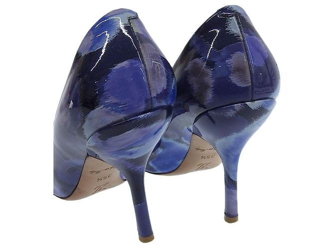 Décolleté floreali navy Louis Vuitton Blu Blu navy - vista 4
