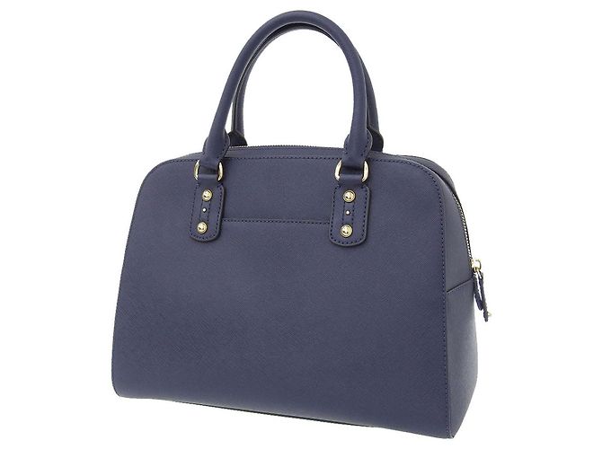 Borsa in pelle Michael Kors blu navy Giallo - vista 2