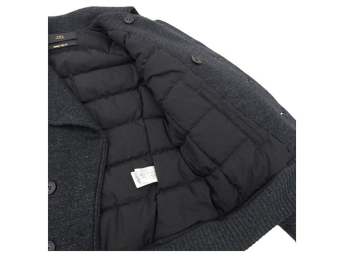 Autre Marque Chaqueta para Hombre TATRAS de Lana Gris Oscuro con Plumón Gris antracita - vista 5
