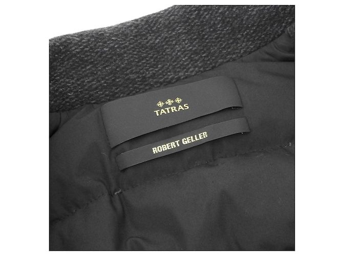 Autre Marque Chaqueta para Hombre TATRAS de Lana Gris Oscuro con Plumón Gris antracita - vista 6