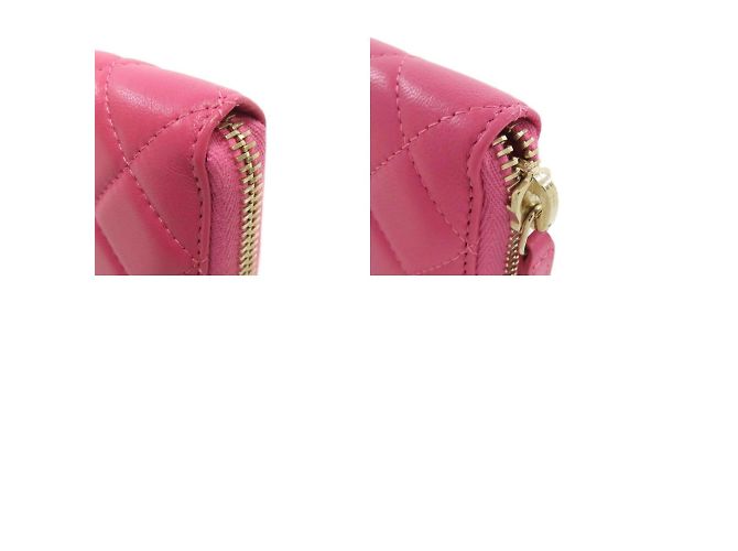 Portafoglio lungo Chanel Matelassé Coco Mark Rosa - vista 10