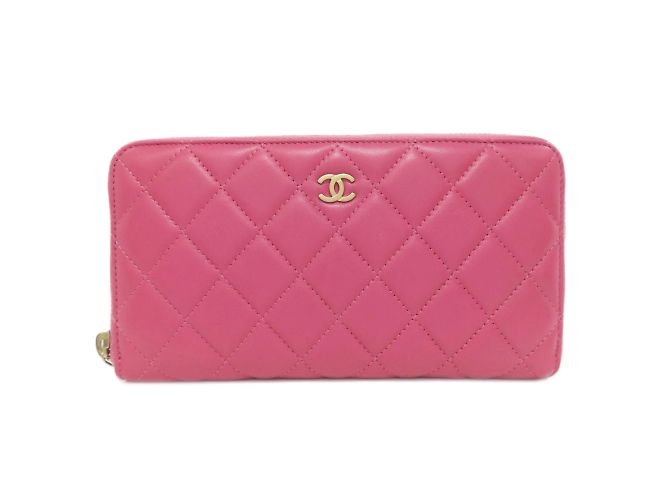 Portafoglio lungo Chanel Matelassé Coco Mark Rosa - vista 11